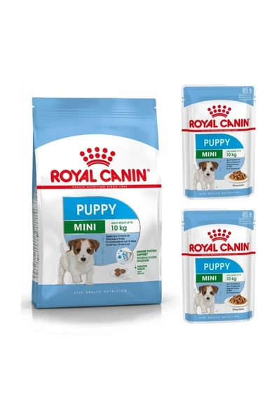 Mini Puppy Yavru Köpek Maması 2 Kg +  Mini Puppy Yaş Maması 2 Adet (original) ürün görseli 1