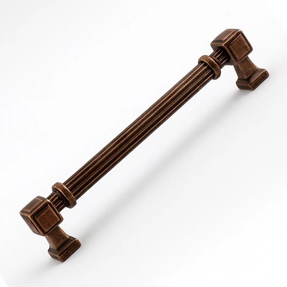 Çizgili Antik Bakır 224 mm 22.4 cm Metal Kulp Mobilya Çekmece Mutfak Dolabı Dolap Kulpları Lüks Kulb ürün görseli 1