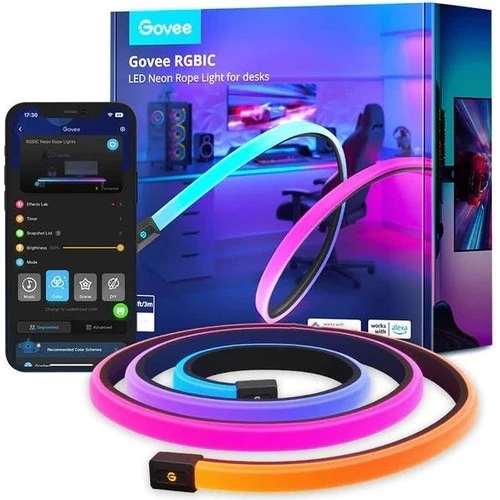 Govee Gaming Neon LED Masa Şeridi Kesilebilir - 3 Metre ürün görseli 1