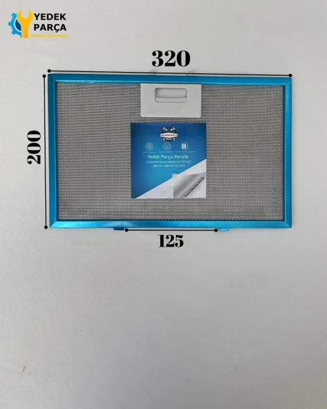 Bosch: DWK095G60M | 320x200 mm | Aspiratör & Davlumbaz Tel Yağ Filtresi | Model: 11010164 | 32x20 cm ürün görseli 1