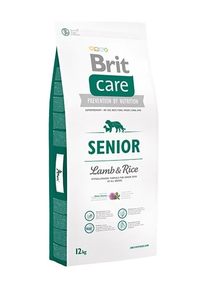 Brit Care Senior Kuzu Etli ve Pirinçli Yaşlı Köpek Maması 12 KG ürün görseli 1