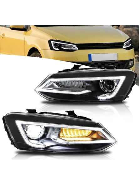 Volksvagen Polo 6r 2009.2014 Audi Dizayn Ledli Ön Far ürün görseli 1