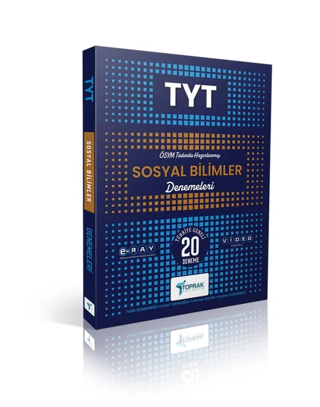 Toprak 2025 Tyt Sosyal Bilimler 20 Deneme ürün görseli 1