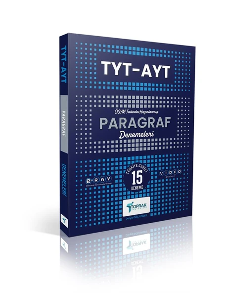 Toprak 2025 Tyt Ayt Paragraf 15 Deneme ürün görseli 1