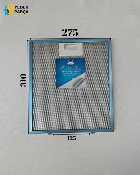 Siemens: LC656BB60B | 275x310 mm | Aspiratör & Davlumbaz Tel Yağ Filtresi | Model: 00671155 | 27,5x31 mm ürün görseli 1