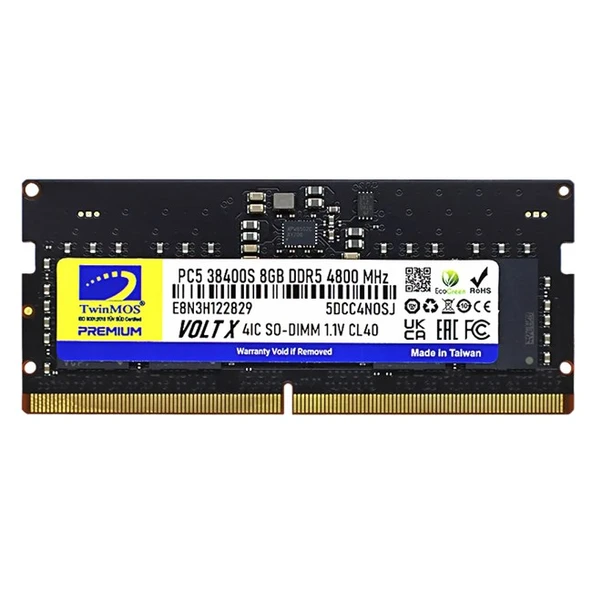 TwinMOS 8GB DDR5 5600MHz TMD58GB5600S46 NB ürün görseli 1