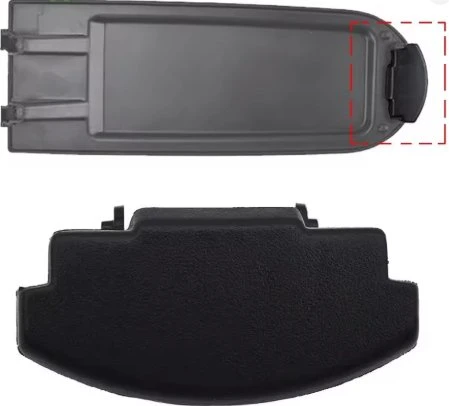 volkswagen için Golf Mk4 Bora Polo Passat Skoda Octavia İbiza Orta Konsol Kolçak Mandalı SİYAH ürün görseli 1