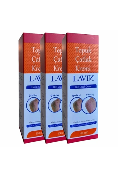 Lavin Kuru Ve Yıpranmış Topuklar Için Topuk Çatlak Kremi 100 Ml 3 Adet ürün görseli 1