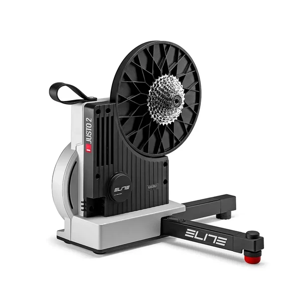 ELITE JUSTO2 INTERACTIVE HOMETRAINER+TRAVEL BLOCK+SHIMANO 11-34 12V RUBLE ürün görseli 1