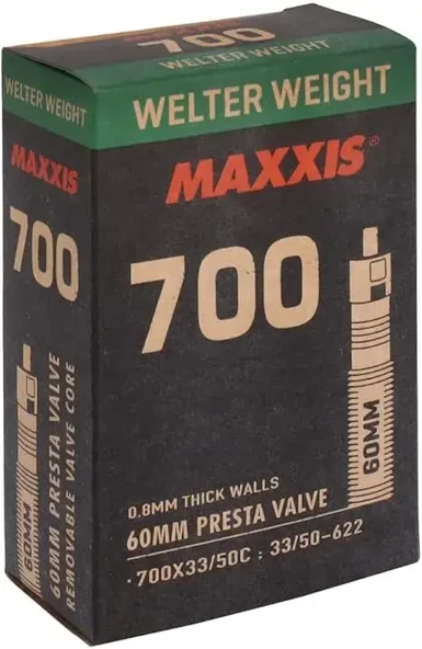 MAXXIS WELTER WEIGHT 700X3350C PRESTA 60MM İÇ LASTİK ürün görseli 1