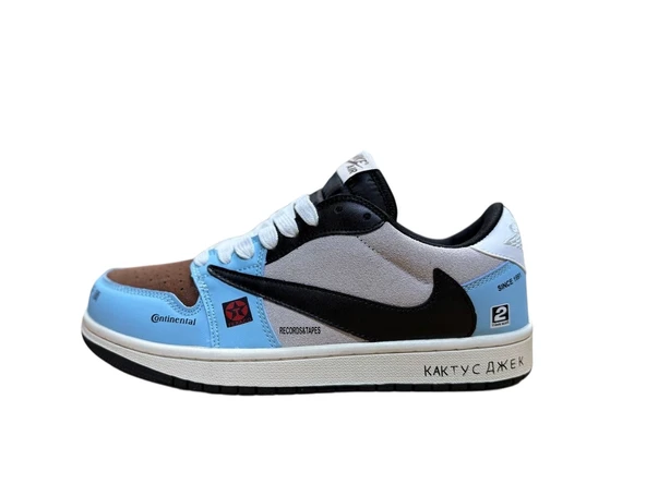 Nike Air Jordan Retro 1 Low Travis Scott x Jackboys Sneaker Spor Ayakkabı CQ9828-131 ürün görseli 1