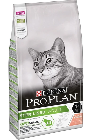 Proplan Sterilised Kısırlaştırılmış Somonlu Kedi Maması 10 Kg ürün görseli 1