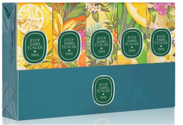 Eyüp Sabri Tuncer Set-5 16ml 5Li Cam Şişe  Sprey Kolonya (Verbena-Ç.limonu-Hawaii-B.Mandalina-limon) ürün görseli 1