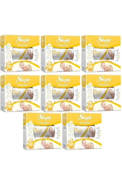 Sleepy Sensitive Islak Bebek Havlusu 50'li x 24 Lü Set ürün görseli 1
