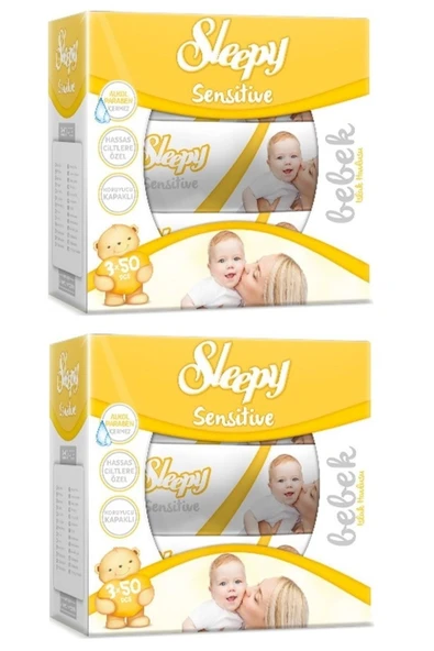 Sleepy Sensitive Islak Havlu Mendil 50 Yaprak 6 Lı Set ürün görseli 1