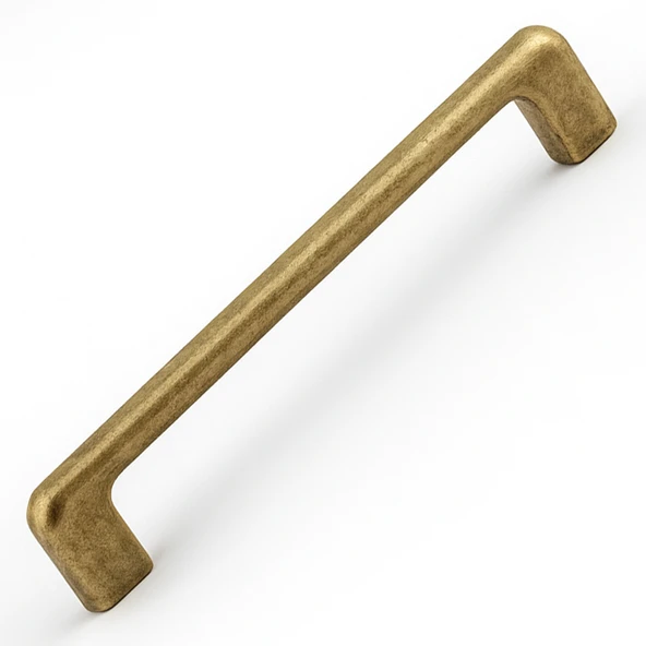 Ilıca Antik Sarı Metal Kulp 224 mm 22.4 cm Mobilya Çekmece Mutfak Dolabı Dolap Kulpları Kulbu Kulpu ürün görseli 1