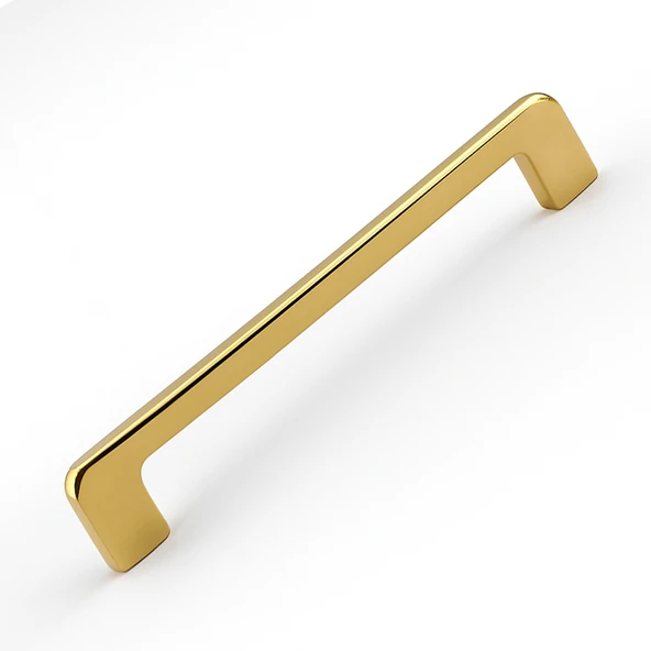 Gold Altın Metal Kulp 128 mm - 12.8 cm Mobilya Çekmece Mutfak Dolabı Dolap Kulpları Kulbu Kulpu ürün görseli 1