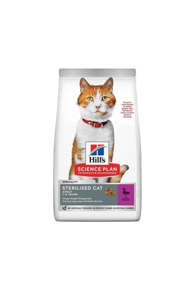 Ördek Etli Kısırlaştırılmış Yetişkin Kedi Maması 10 Kg ürün görseli 1