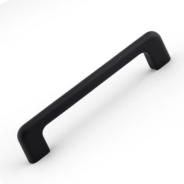 Ilıca Metal Kulp 128 mm - 12.8 cm Mat Siyah Mobilya Çekmece Mutfak Dolabı Dolap Kulpları Kulbu Kulpu ürün görseli 1
