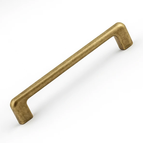 Ilıca Metal Kulp 128 mm 12.8 cm Antik Sarı Mobilya Çekmece Mutfak Dolabı Dolap Kulpları Kulbu Kulpu ürün görseli 1
