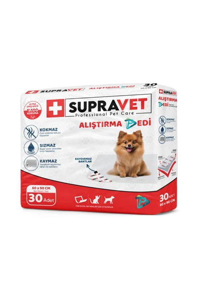 Supravet Köpek Alıştırma Pedi 30 Adet 60x90 Cm ürün görseli 1