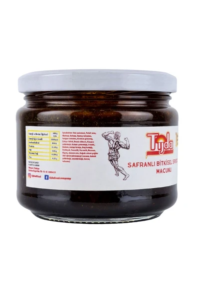 TİJDA Safranlı Bitkisel Sporcu Macunu 320 Gr. - Resim 2