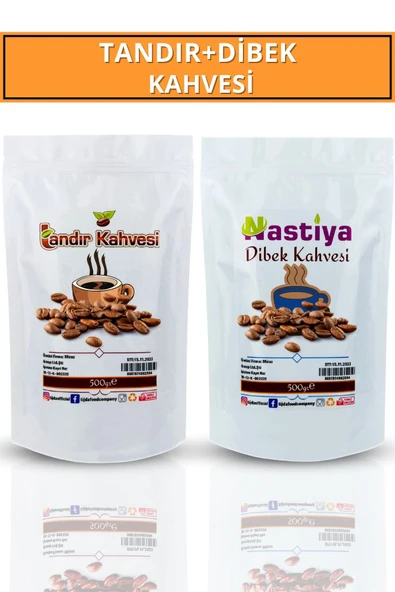 TİJDA Tandır Kahvesi 500 gr+dibek Kahvesi 500 gr=1000 gr ürün görseli 1