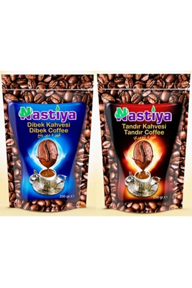 NASTİYA Dibek Kahvesi 200 Gr +tandır Kahvesi 200 Gr =400 Gr. ürün görseli 1