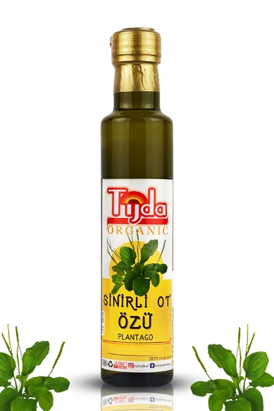 TİJDA SİNİRLİ OT ÖZÜ (SİNİR OTU) (PLANTAGO) 250 ML %100 SAF ürün görseli 1