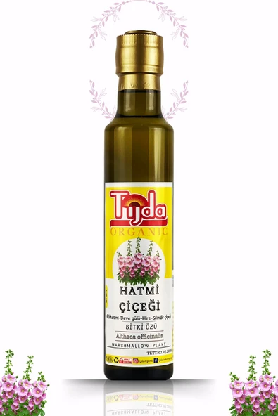 TİJDA Hatmi Çiçeği Özü 250 ml Deve gülü Althaea officinalis ürün görseli 1
