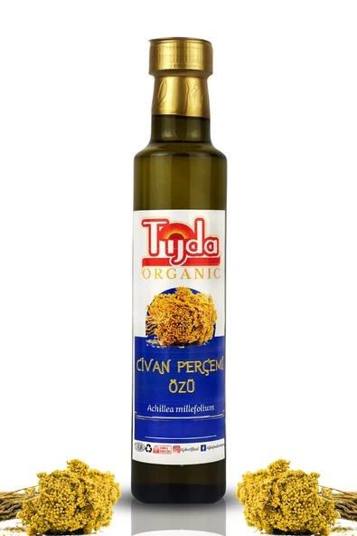 TİJDA Civan Perçemi Özü (Achillea millefolium) 250 ml %100 Saf ürün görseli 1
