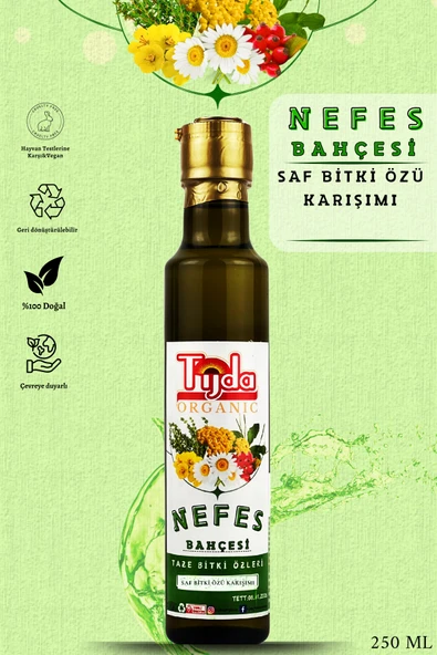 TİJDA Nefes Bahçesi Bitki Özleriyle Bitkisel Karışım 250ml ürün görseli 1