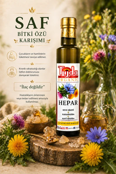 TİJDA Hepar Saf Bitki Özleri 250 ml - Resim 4