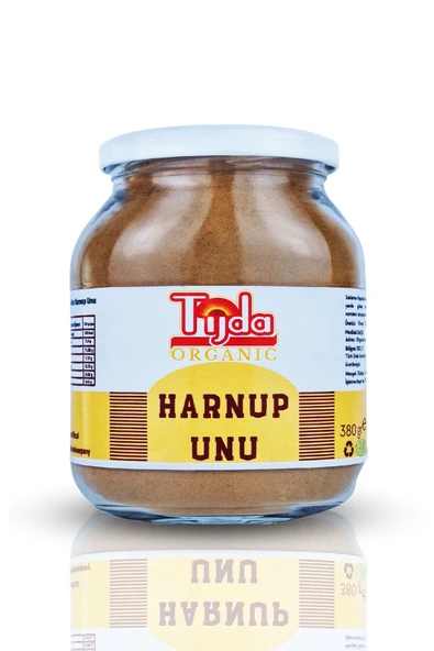 TİJDA Keçiboynuzu Unu (HARNUP) Saf Organik 380 gr ürün görseli 1