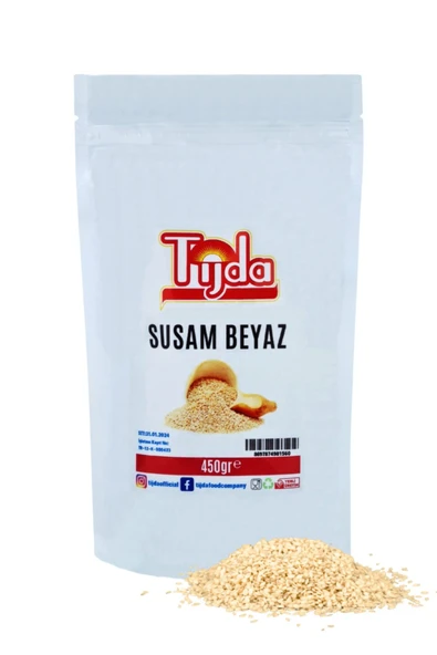 TİJDA -beyaz Susam 450 Gr. ürün görseli 1