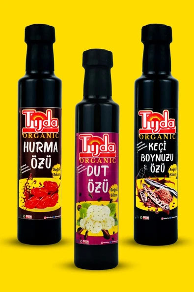 TİJDA Dut Özü + Hurma Özü + Keçiboynuzu Özü 350 Gr 3'lü Set ürün görseli 1