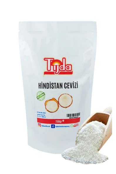 TİJDA Hindistan Cevizi Toz 200 gr. ürün görseli 1