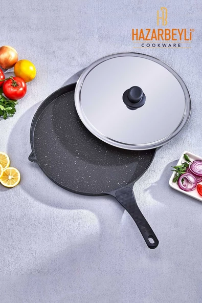 A Kalite 34 Cm Döküm Granit Balık Tavası ürün görseli 1
