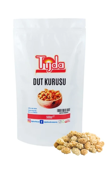 TİJDA Dut Kurusu Doğal 500 Gr. (bingöl/sivan Yöresi/organik,köy Ürünü) ürün görseli 1