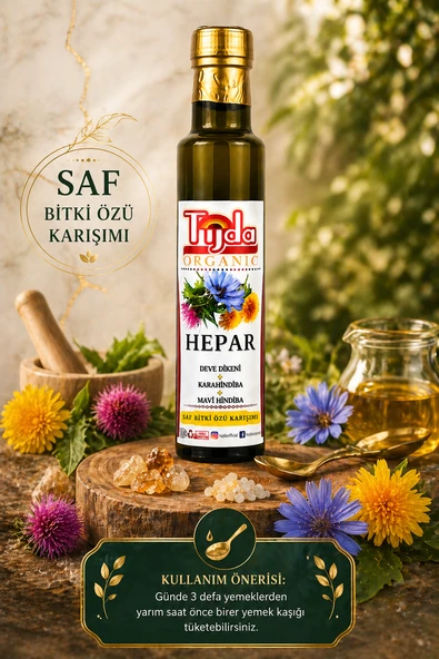 TİJDA Hepar Saf Bitki Özleri 250 ml - Resim 2