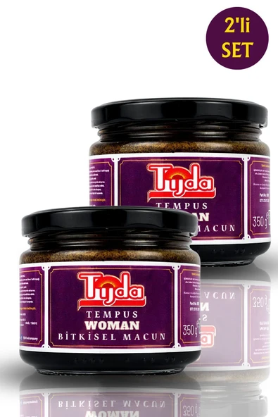 TİJDA Tempus Bitkisel Macun Kadın 350 gr 2'li Set ürün görseli 1