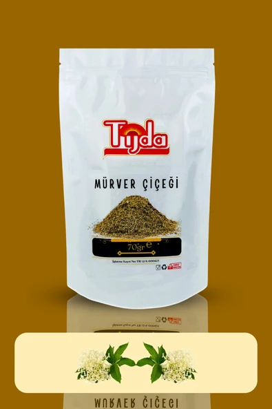 TİJDA Mürver Çiçeği 70 Gr (Sambucus) - Resim 2