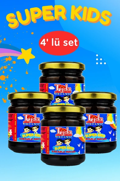 TİJDA Süper Kids Vitamin Arı Ürünleri Içerikli Ballı- Pekmezli Kids Kakaolu Macunx4 ürün görseli 1