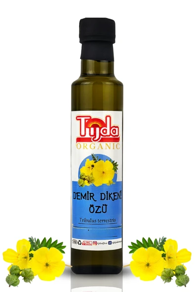 TİJDA Demir Dikeni Saf Bitki Özü (Tribulus terrestris) 250 ml %100 Saf ürün görseli 1