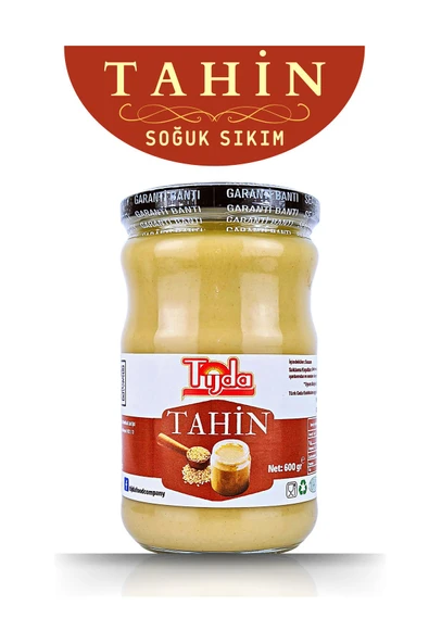 TİJDA Kepeksiz Bozkır Tahini (SOĞUK SIKIM) 600 Gr. ürün görseli 1