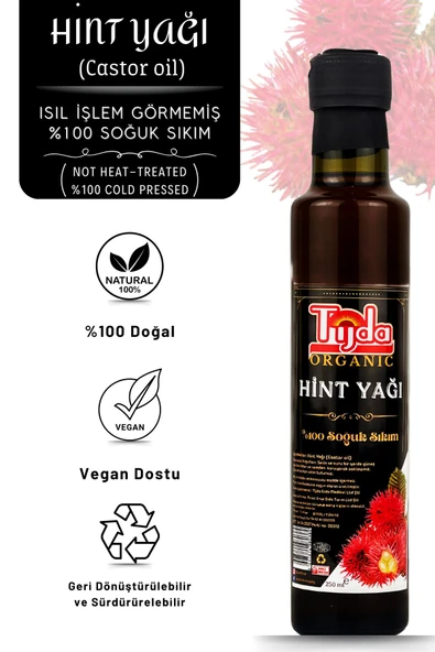 TİJDA Hint Yağı ( Soğuk Sıkım ) 250 Ml ürün görseli 1