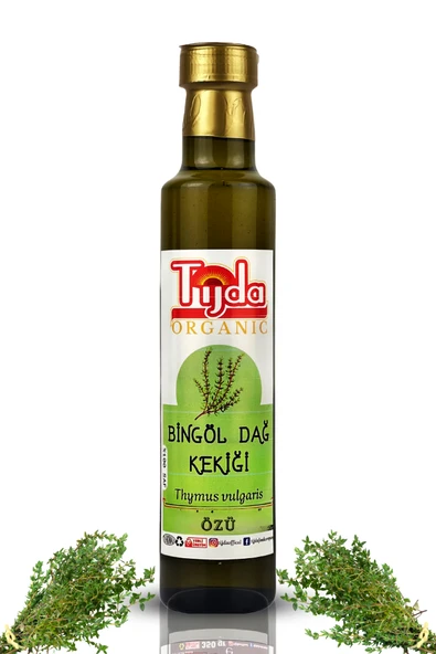 TİJDA Dağ Kekiği Özü ( Thymus Vulgaris ) %100 Saf Içilebilir 250 Ml ürün görseli 1