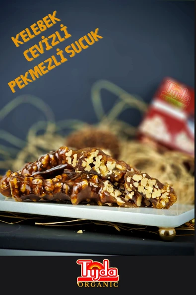 TİJDA Kelebek Cevizli Pekmezli Sucuk Köme Orcik 1250 gr ürün görseli 1