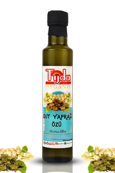TİJDA Dut Yaprağı Özü (MORUS ALBA) 250 ml %100 Saf ürün görseli 1