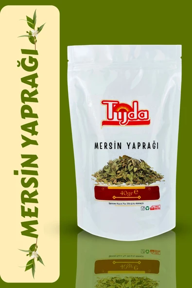 TİJDA Mersin Yaprağı 40 Gr (Myrtus) ürün görseli 1